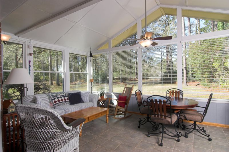 Classic Sunroom with Large Windows